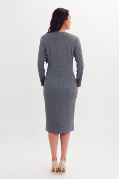 Платье-футляр трикотажное с принтом Braslava(фото5)