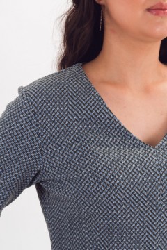 Платье-футляр трикотажное с принтом Braslava(фото3)