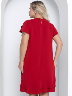 Платье А-силуэта с коротким двойным рукавом Agata(фото5)