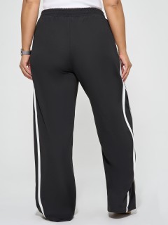 Брюки чёрные с лампасами Dora(фото7)