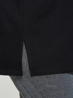 Джемпер чёрный из фактурного трикотажа Dora(фото7)