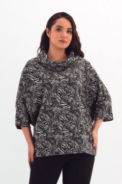 Джемпер трикотажный оверсайз Braslava(фото3)