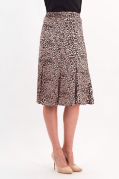 Юбка миди с леопардовым принтом Braslava(фото4)
