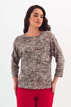 Джемпер трикотажный с укороченными рукавами Braslava