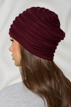 Шапка-колпак бордового цвета Bellovera(фото3)