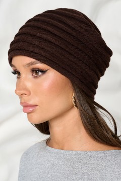 Шапка-колпак тёмно-коричневого цвета Bellovera(фото2)