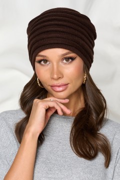 Шапка-колпак тёмно-коричневого цвета Bellovera
