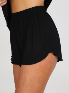 Пижама трикотажная чёрная с шортами Iv-capriz(фото8)