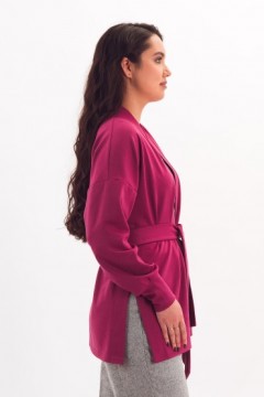 Кардиган трикотажный с поясом Braslava(фото5)