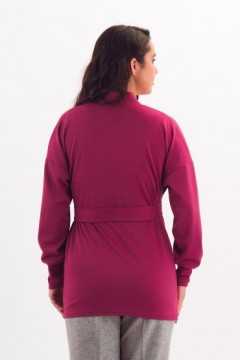 Кардиган трикотажный с поясом Braslava(фото7)