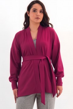 Кардиган трикотажный с поясом Braslava