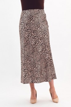 Юбка-колокол с леопардовым принтом Braslava(фото4)