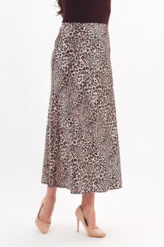 Юбка-колокол с леопардовым принтом Braslava(фото3)