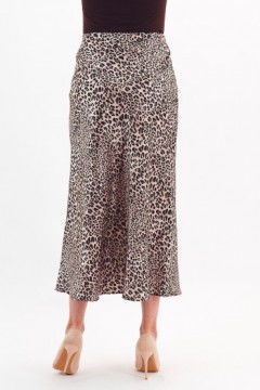 Юбка-колокол с леопардовым принтом Braslava(фото5)
