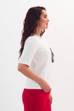 Футболка трикотажная белая 110931 Braslava(фото5)