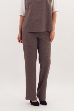 Брюки тёмно-коричневые утеплённые Braslava(фото2)