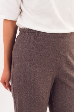Брюки тёмно-коричневые утеплённые Braslava(фото4)