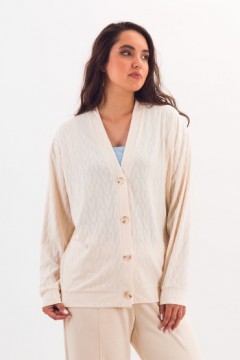 Кардиган трикотажный с застёжкой на пуговицы Braslava(фото3)