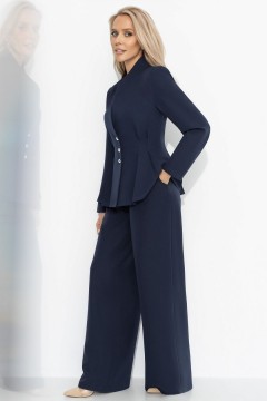 Костюм-двойка синий с брюками Charutti(фото6)