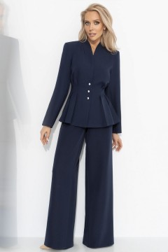 Костюм-двойка синий с брюками Charutti
