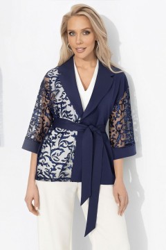 Жакет синий нарядный Charutti