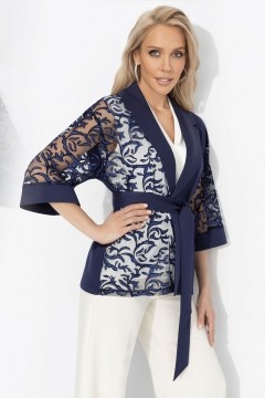 Жакет синий нарядный Charutti(фото6)