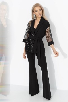 Жакет чёрный нарядный Charutti(фото2)