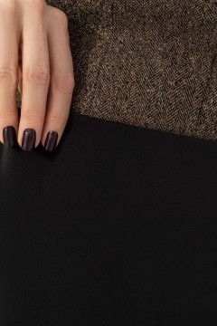 Костюм-двойка с юбкой в чёрном цвете Charutti(фото7)