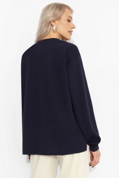 Свитшот комбинированный синий Charutti(фото6)