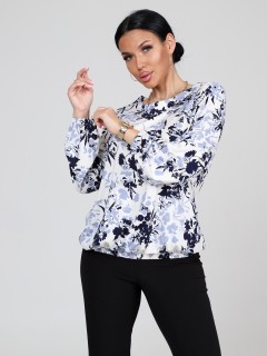 Блузка трикотажная с принтом Iv-capriz(фото3)