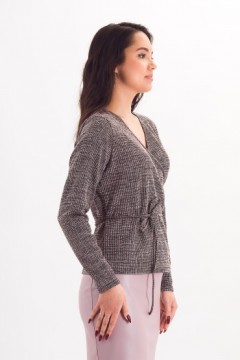 Блузка трикотажная на запах Braslava(фото4)