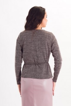 Блузка трикотажная на запах Braslava(фото5)