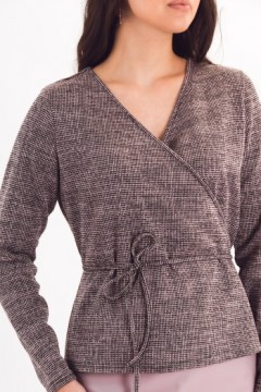 Блузка трикотажная на запах Braslava(фото3)