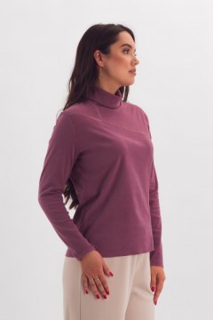 Джемпер трикотажный тёмно-сиреневого цвета Braslava(фото4)