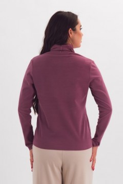 Джемпер трикотажный тёмно-сиреневого цвета Braslava(фото5)