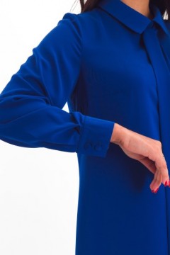 Платье миди ярко-синее с длинными рукавами Braslava(фото4)