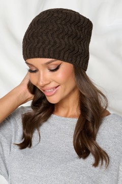 Шапка шоколадного цвета Bellovera(фото3)