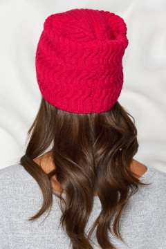 Шапка вишнёвого цвета Bellovera(фото5)