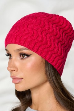Шапка вишнёвого цвета Bellovera(фото4)