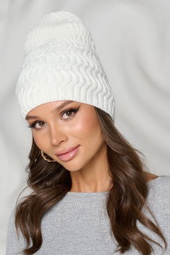 Шапка молочного цвета Bellovera(фото3)
