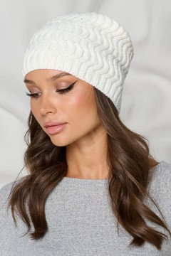 Шапка молочного цвета Bellovera(фото2)