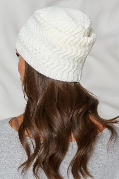 Шапка молочного цвета Bellovera(фото5)