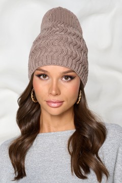 Шапка бежевого цвета Bellovera(фото4)