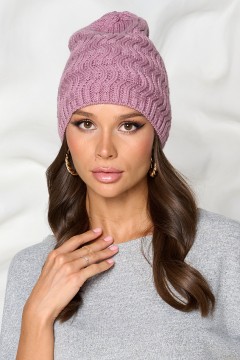 Шапка пыльно-розового цвета Bellovera(фото2)