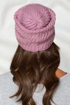 Шапка пыльно-розового цвета Bellovera(фото4)