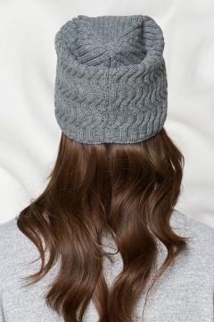 Шапка серого цвета Bellovera(фото4)