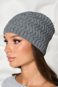 Шапка серого цвета Bellovera(фото3)