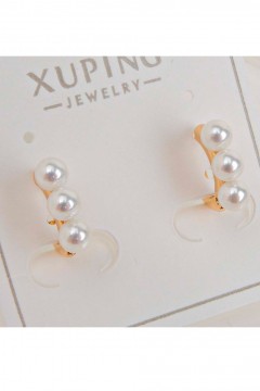 Серьги с замком кольцо Rada