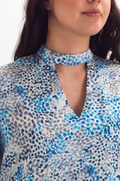 Блузка принтованная с длинными рукавами Braslava(фото4)