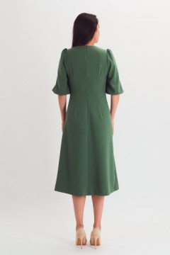 Платье зелёное в деловом стиле Braslava(фото6)